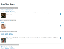 Tablet Screenshot of creativestylestudio.blogspot.com