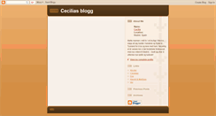 Desktop Screenshot of cecilia-blogg.blogspot.com