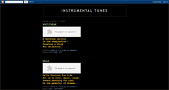 Desktop Screenshot of instrumentaltunes.blogspot.com