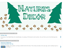 Tablet Screenshot of natures-decor.blogspot.com