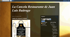 Desktop Screenshot of lacancelarestaurantejuanluisbuitrago.blogspot.com