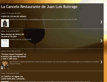 Tablet Screenshot of lacancelarestaurantejuanluisbuitrago.blogspot.com