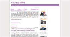 Desktop Screenshot of cheap-cowboy-boots-store.blogspot.com