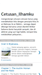 Mobile Screenshot of cetusanilhamku.blogspot.com
