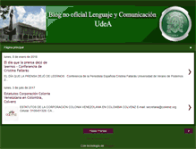 Tablet Screenshot of lenguajeycomunicacionudea.blogspot.com