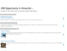 Tablet Screenshot of jobinhimachal.blogspot.com