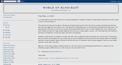 Desktop Screenshot of blogcraftworld.blogspot.com