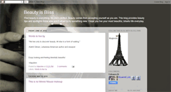 Desktop Screenshot of beautyisblissblog.blogspot.com