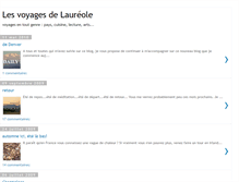 Tablet Screenshot of les-voyages-de-laureole.blogspot.com