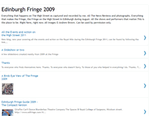 Tablet Screenshot of edinburghfringe2009.blogspot.com