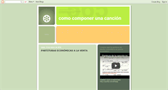 Desktop Screenshot of comocrearunacancion.blogspot.com