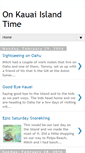 Mobile Screenshot of kauaiislandtime.blogspot.com