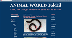 Desktop Screenshot of animalworldgkb.blogspot.com