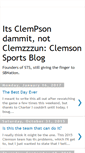 Mobile Screenshot of clempsonfootball.blogspot.com