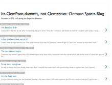 Tablet Screenshot of clempsonfootball.blogspot.com