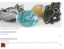 Tablet Screenshot of lilljadesigns.blogspot.com