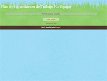 Tablet Screenshot of plandecapacitaciondetrabajoenequipo.blogspot.com