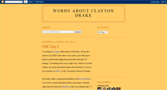 Desktop Screenshot of claytondrake.blogspot.com