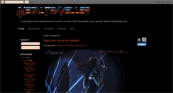 Desktop Screenshot of metaltraveller.blogspot.com