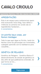 Mobile Screenshot of cavalocrioulo2007.blogspot.com