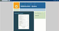 Desktop Screenshot of italianissimo-tijuana.blogspot.com