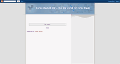 Desktop Screenshot of forex-market-wd.blogspot.com