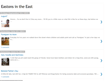 Tablet Screenshot of eastonsintheeast.blogspot.com