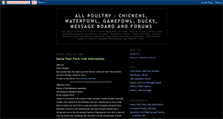 Desktop Screenshot of gamefowlnews.blogspot.com