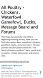 Mobile Screenshot of gamefowlnews.blogspot.com