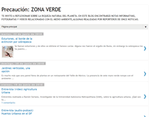 Tablet Screenshot of precaucionzonaverde.blogspot.com