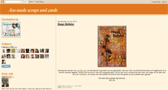 Desktop Screenshot of ansmadescrapsandcards.blogspot.com