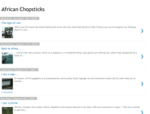 Tablet Screenshot of africanchopsticks.blogspot.com