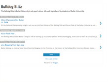 Tablet Screenshot of bulldogblitzsports.blogspot.com