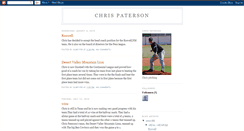 Desktop Screenshot of chrispatersonbaseball.blogspot.com