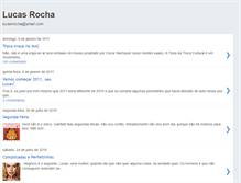 Tablet Screenshot of lucaslrocha.blogspot.com