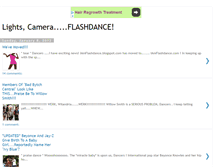 Tablet Screenshot of iamflashdance.blogspot.com