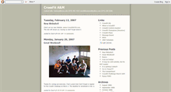 Desktop Screenshot of crossfitaandm.blogspot.com