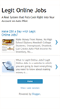 Mobile Screenshot of legitonlinejobsearch.blogspot.com
