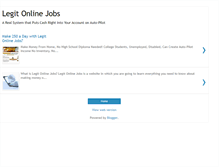 Tablet Screenshot of legitonlinejobsearch.blogspot.com