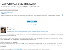 Tablet Screenshot of handyvertrag-trotz-schufa.blogspot.com