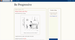 Desktop Screenshot of beprogressive.blogspot.com