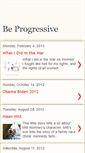 Mobile Screenshot of beprogressive.blogspot.com