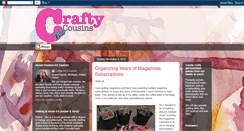 Desktop Screenshot of craftyascousins.blogspot.com