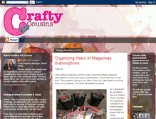 Tablet Screenshot of craftyascousins.blogspot.com