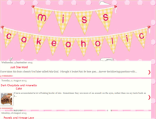 Tablet Screenshot of misscakeaholic.blogspot.com