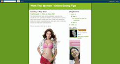 Desktop Screenshot of meetthaiwomen.blogspot.com