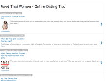 Tablet Screenshot of meetthaiwomen.blogspot.com