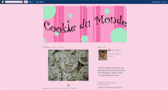 Desktop Screenshot of cookiedumonde.blogspot.com