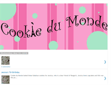 Tablet Screenshot of cookiedumonde.blogspot.com