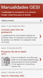 Mobile Screenshot of manualidades-gesi.blogspot.com